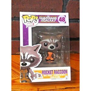 Funko Pop Guardians of the Galaxy Rocket Raccoon Bobble-Head vinyl 48 Marvel NIB